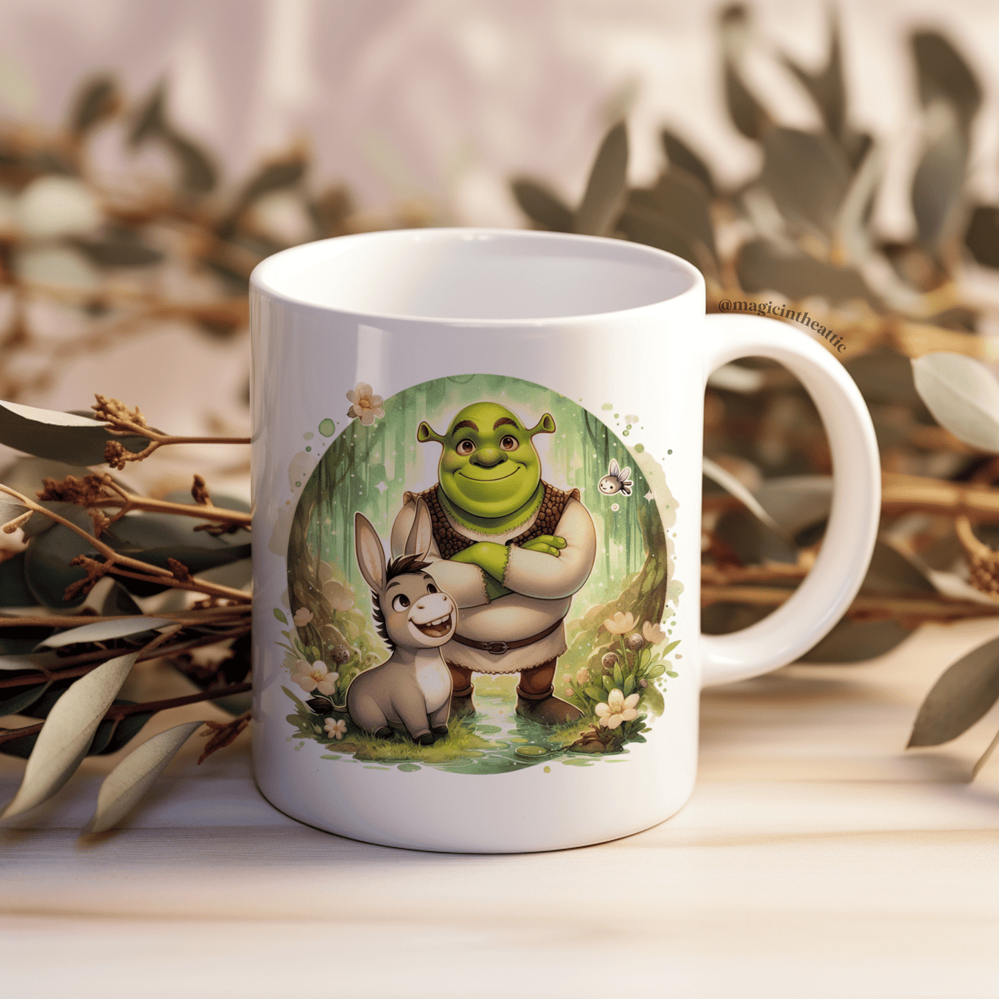 Taza Shrek & Burro