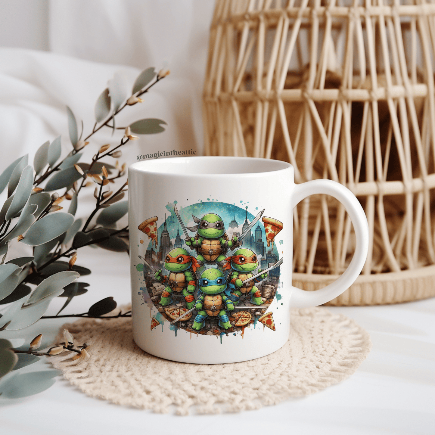 Taza Las Tortugas Ninja