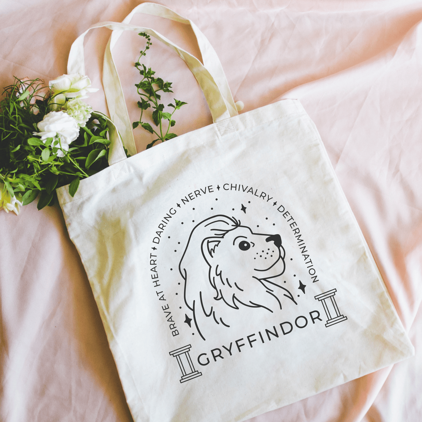 Tote Bag Courage and Determination Gryffindor - Harry Potter