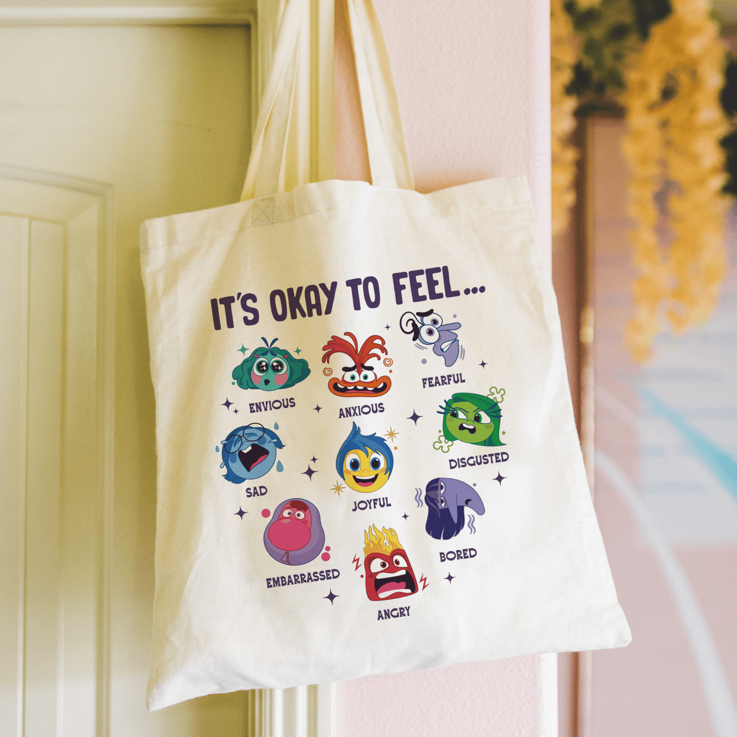 Tote Bag It's OK - Inside Out - Disney
