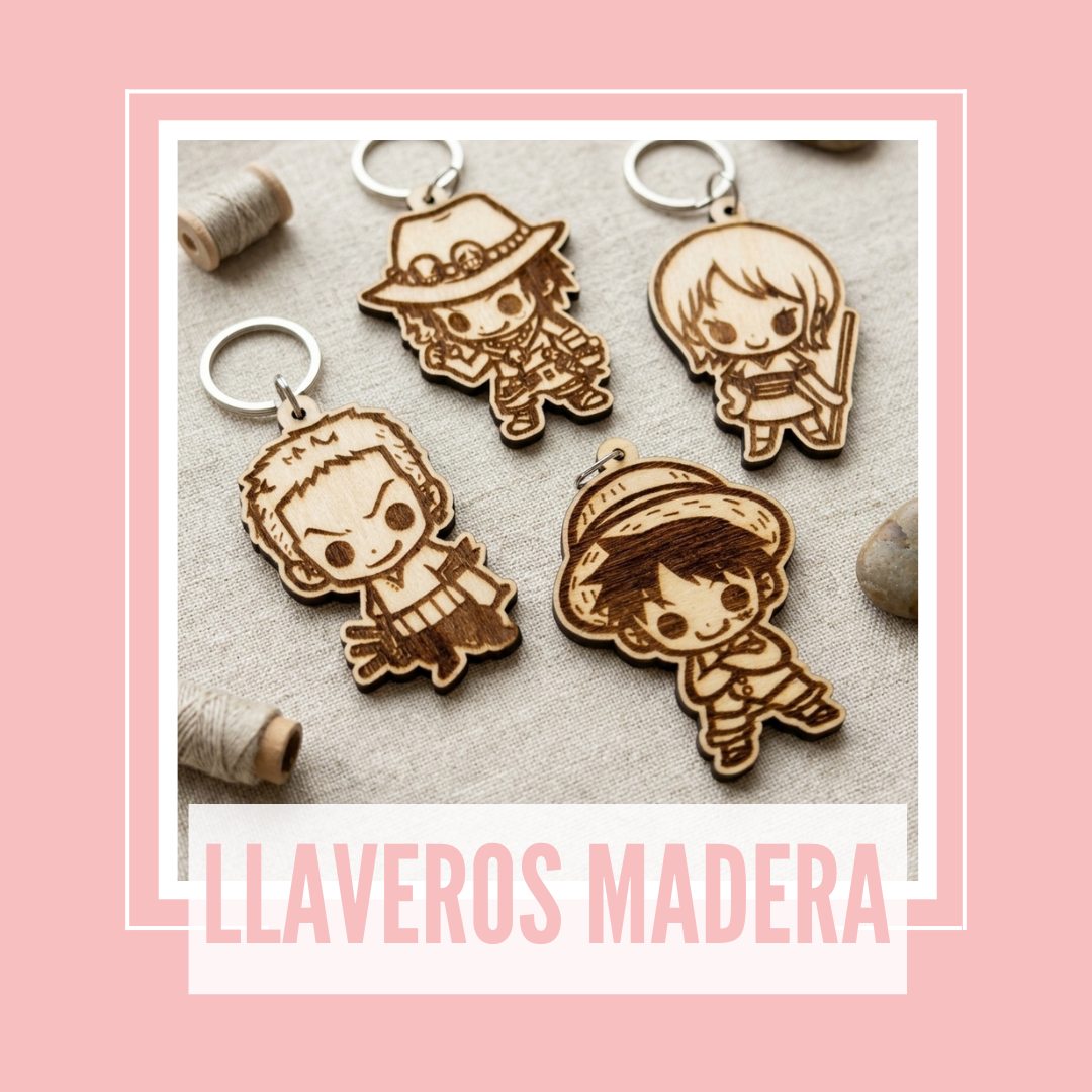 Llaveros Madera