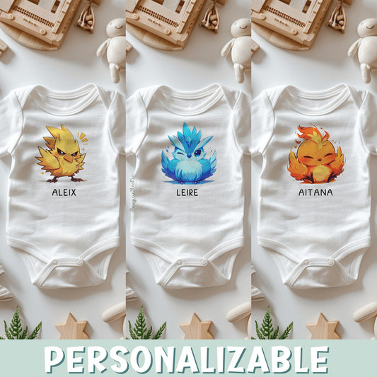 Body Bebé Pokémon Aves Legendarias