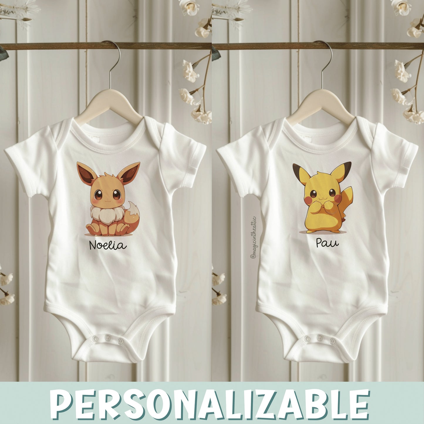 Body Bebé Pokémon Icónicos