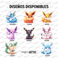 Body Bebé Pokémon Evoluciones Eevee