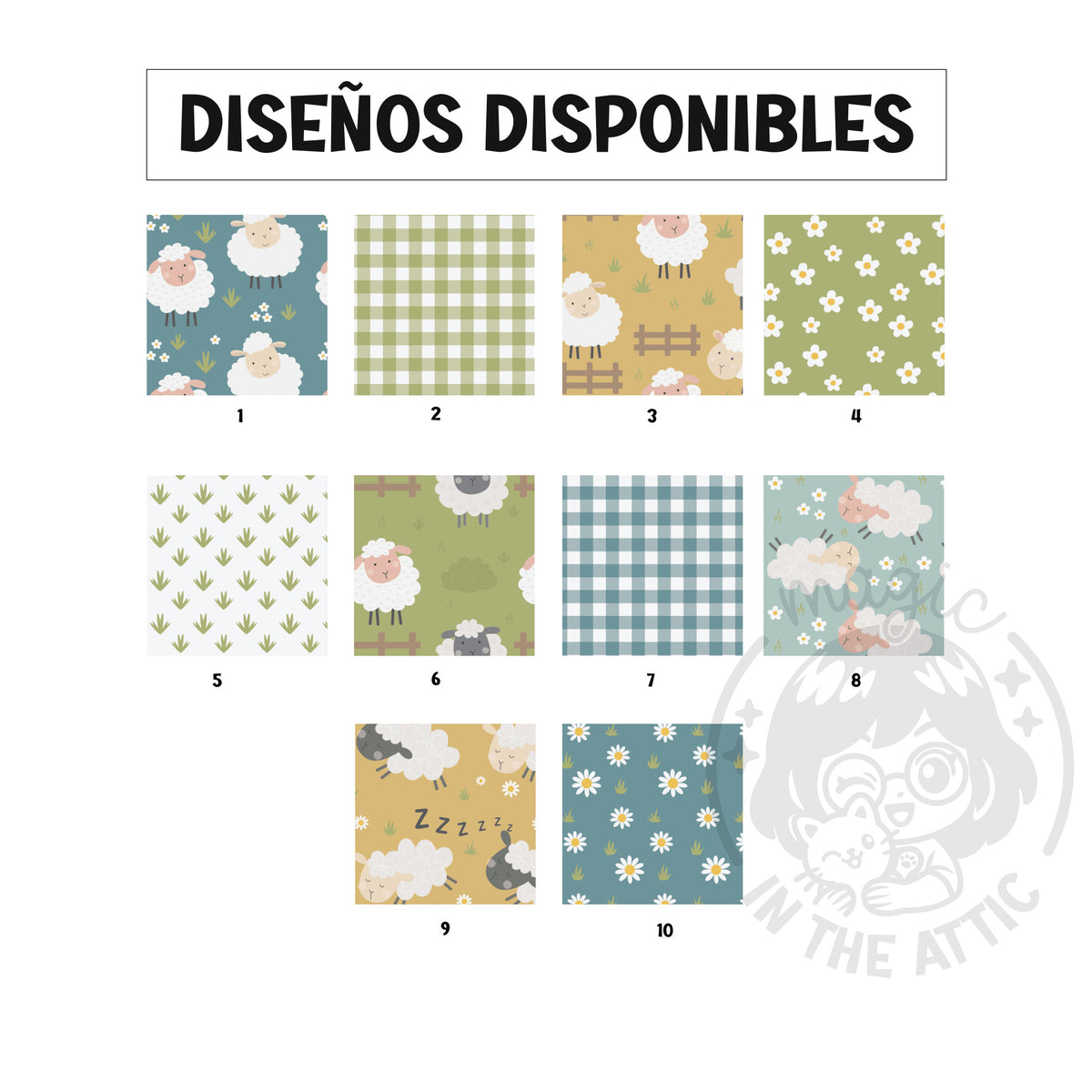 Letra Decorativa Madera Ovejitas Personalizada
