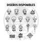 distintos diseños para Llaveros de madera grabados de KPop Demon Hunters