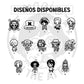 diseños disponibles para llaveros de madera one piece