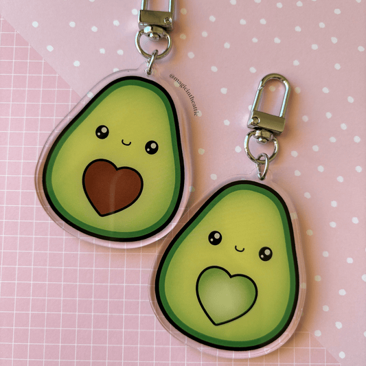 Avocados Couples Keychain