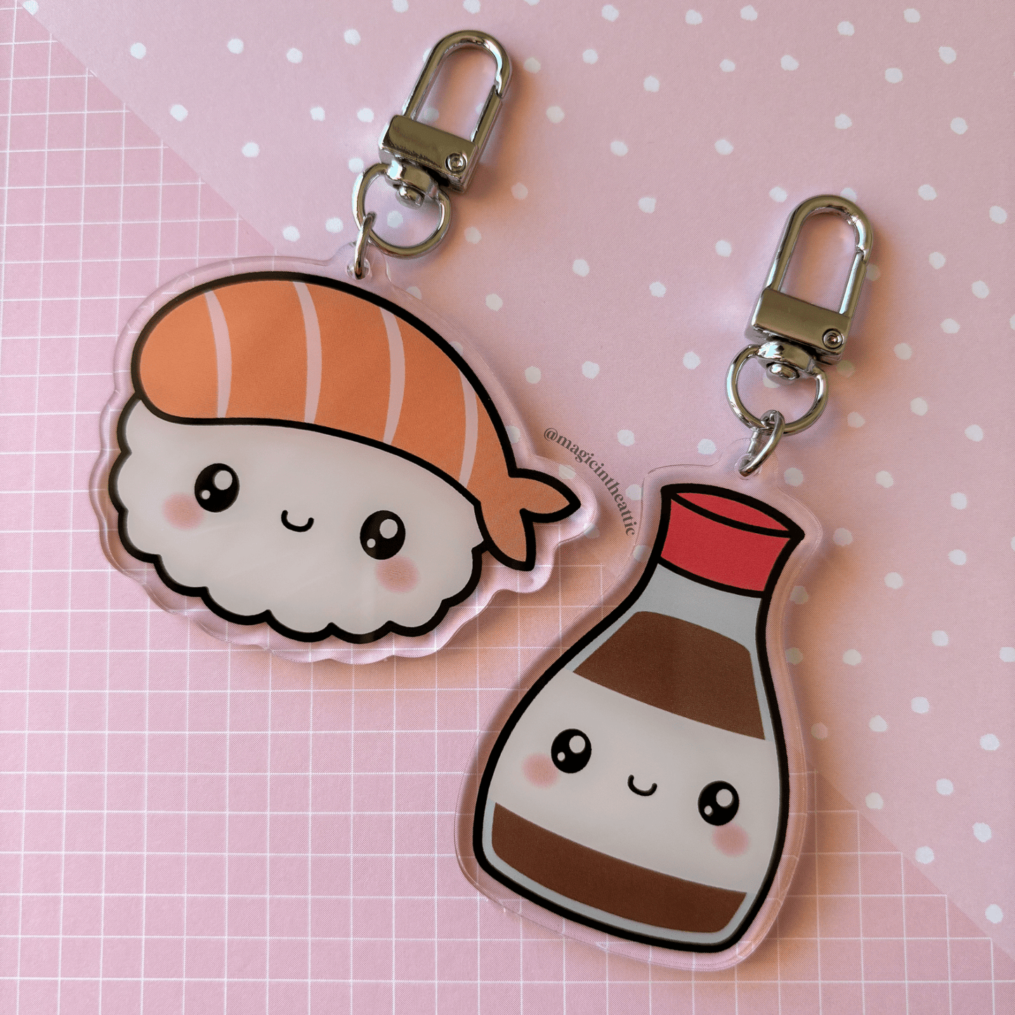 Sushi Couples Keychain