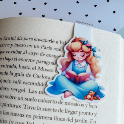 Marcapáginas Princesas Leyendo - Disney