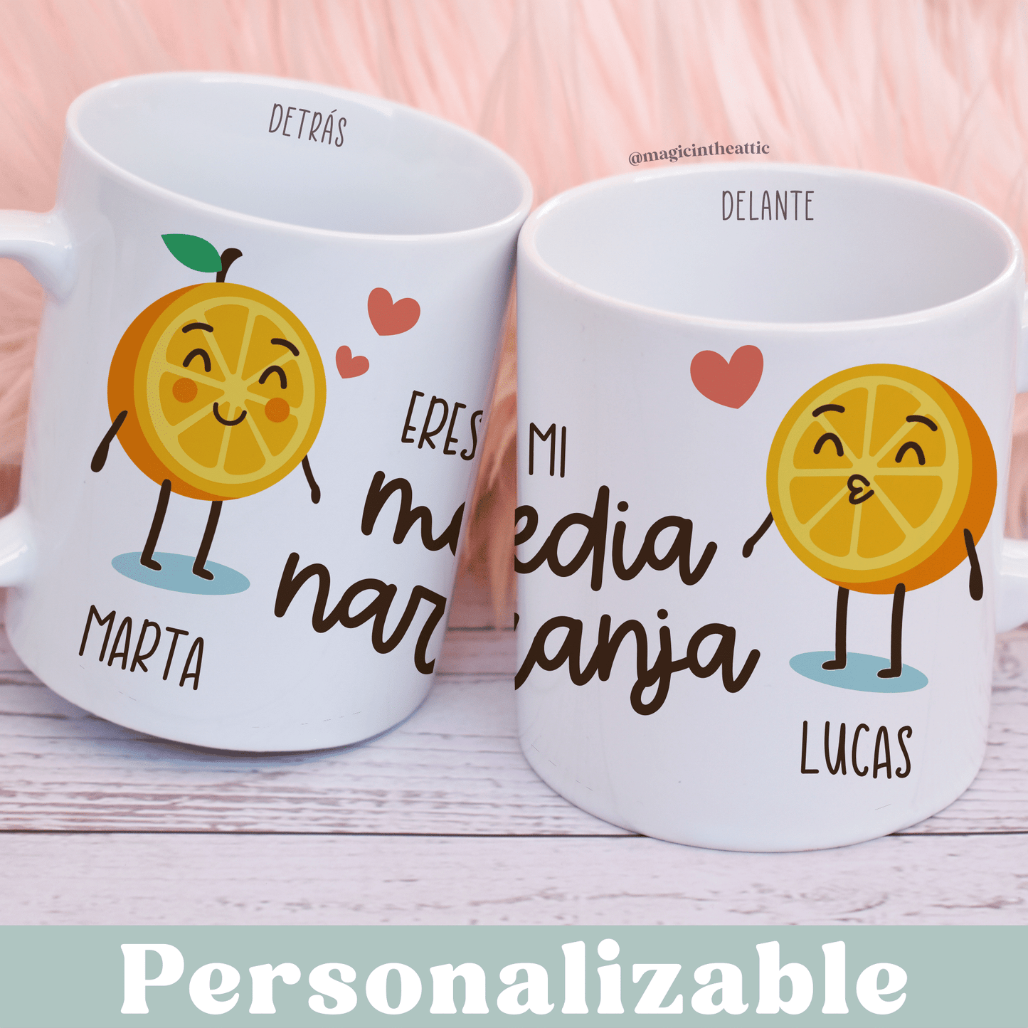 Pack Tazas Media Naranja