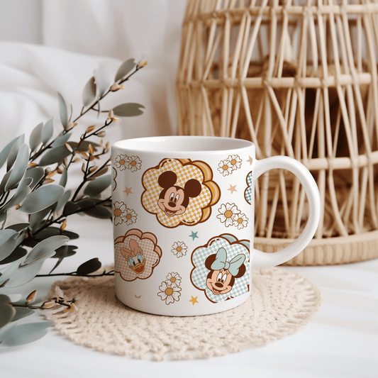 Taza Flor Retro - Disney