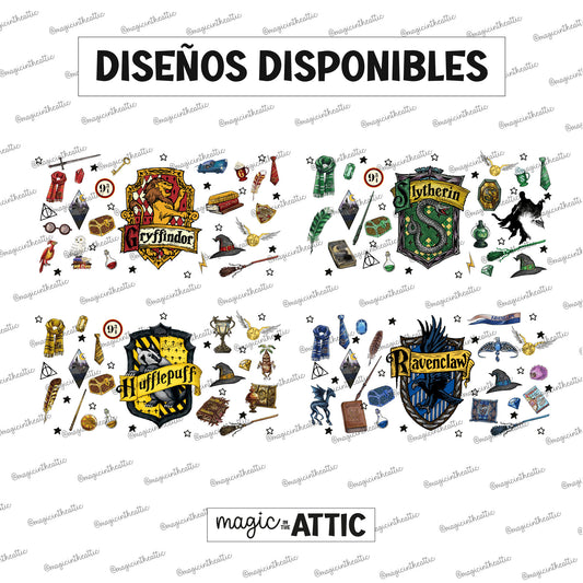 Taza Harry Potter Iconos Casas Hogwarts