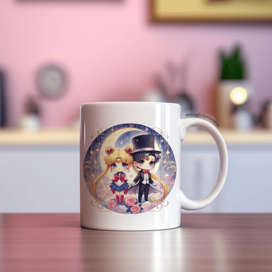 Sailor Moon & Tuxedo Mask Mug - Sailor Moon