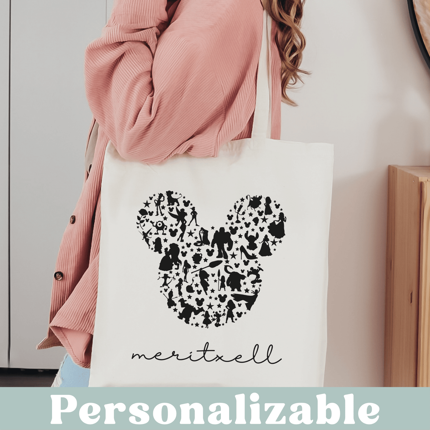 Tote Bag Silueta Mickey - Disney