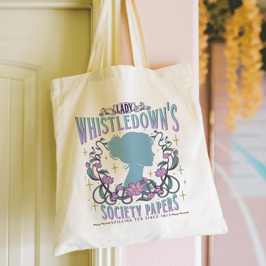 Tote Bag Lady Whistledown Society Papers - Bridgerton