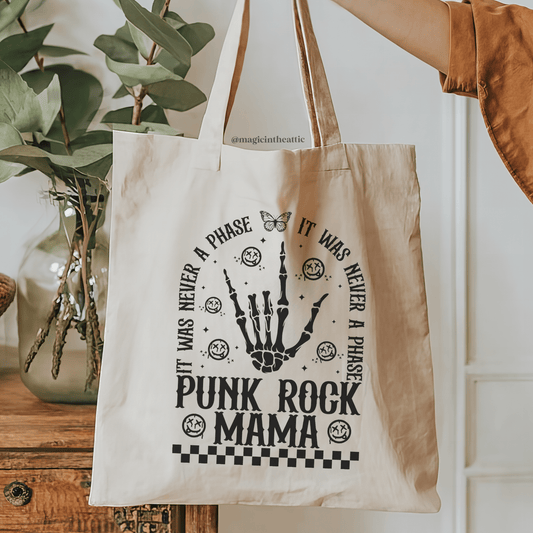 Tote Bag Punk Rock Mama