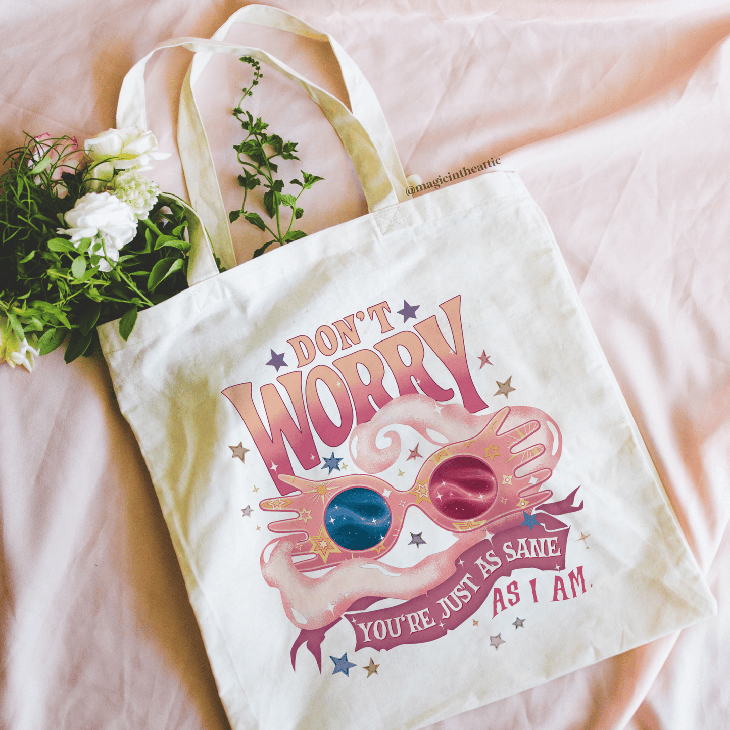 Tote Bag You're Just As Sane As I Am - Harry Potter